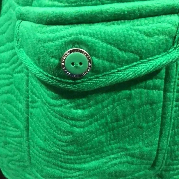 ISAAC MIZRAHI LIVE button down,front pockets, quilt like texture pattern jacket - Picture 3 of 12